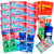 PJ Masks Party Favors Pack ~ Bundle of 12 PJ Masks Play Packs Filled with Stickers, Coloring Books, Crayons, Loot Bags (PJ Masks Party Supplies)