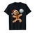 Cute Gingerbread Man Volleyball Christmas Kid Boys T-Shirt