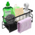 Kitchen Caddy Sink Organizer, Kitchen Sink Caddy, Sink Caddy with Drain,Stainless Steel Dish Sponge Organizer,Sponge Holder for Kitchen&Bathroom counter, Organizer for Soap,Dispenser,Brush, Black Kitchen Caddy Sink Organizer, Kitchen Sink Caddy, Sink Caddy with Drain,Stainless Steel Dish Sponge Organizer,Sponge Holder for Kitchen&Bathroom counter, Organizer for Soap,Dispenser,Brush, Black