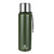 Insulated vacuum Thermo Bottle 750ml/25oz with cup Stainless steel coffee bottles for hot and cold drink water flask.(Green,750ml)