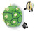 ZHYPFF Green Backpack Ultra Yellow Spiked Turtle Shell Backpack Role Play Costume Accessory Prop Soft Stuffed Cartoon Toy 11.4 inch