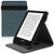kwmobile Cover for Pocketbook Touch Lux 4/Basic Lux 2/Touch HD 3 - PU Leather e-Reader Case with Built-in Hand Strap and Stand - Blue