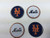 New York Mets MLB Golf Ball Markers 4-Pack