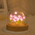 GUOCHENG LED Tulip Night Light Battery Powered Handmade Tulip Table Lamps DIY Simulation Flower Bedside Sleeping Lights, Mini Tulip Decors for Home Bedroom Nursery(Purple)