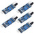 DWEII 5 Pieces IR Infrared Obstacle Avoidance Sensor Module 3-Wire Reflective Photoelectric Sensor Module Compatible with Arduino Raspberry Pi 3 Smart Car Robot