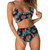 Womens Bikini Sets High Waisted Two Piece Swimsuits Floral Print Halter Swimwear Swimsuits 2 Piece Thong Swimsuit Funny Cheap Gifts Under 5 Dollars Ofertas Relampago Del Dia Clearance Items For Women