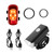 FORTTS Tail Light, Rear Cycling Safety Flashlight, Waterproof Bright Bicycle Light, Bicycle Tail Light Front Light, Rear Light for Road Mountain