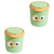 Ciieeo 2pcs Desktop Trash Can Cartoon Garbage Bin Mini Trash Can Miniature Trash Can Press Trash Can Plastic Bins Desktop Waste Bin Cartoon Waste Bin Trashcan Pp Trash Bin Clamshell Touch