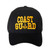 United States Coast Guard Masonic Square and Compass Embroidered Black Baseball Cap