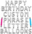 Happy Birthday Balloon Banner Custom Phrase Balloons letter 16 inch Personalized Alphabet Letters Foil Mylar Balloons (Silver)