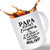 Father's Day Gift Mugs for Dad  Papa Knows Everything Funny Novelty Coffee Mug | Christmas Stocking Stuffer or Birthday Gift for Dad from Daughter, Step-Daughter or Son, Stepson (14oz)
