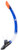 National Geographic Explorer Swordfish Semi Dry Top Snorkel (Deep Blue)