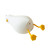 RISEBEST Cute Lying Flat Duck Night Light, 3 Level Dimmable Nursery Nightlight,Cute Lamps Silicone Squishy Light Up Duck,Rechargeable Bedside Touch Lamp for Breastfeeding Toddler Baby Kids Decor