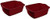 Sterilite Red 12 Quart Dishpan Basin - 2 Pack