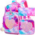 AGSDON 4PCS Kids Backpacks for Girls, 16" Little Kid Unicorn Sequin Preschool School Bookbag and Lunch Box