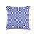 Sofie Nari Blue & White Geometric Square Checkerboard Throw Pillow, 16x16, Multicolor
