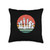 Chess Checkerboard Chess piece Chess Player Retro Sunset Throw Pillow, 16x16, Multicolor