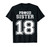 Custom Proud Volleyball Sister Number 18 Personalized Women T-Shirt