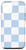 iPhone 13 Light Blue and White Classic Checkered Big Checkerboard Case