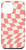 iPhone 15 Plus 'Coral Salmon Twist' Wavy Checkerboard Rose Pink Checkered Case