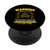 Longboard Skateboarder Sidewalk Surfing Surfboard Warning PopSockets Standard PopGrip