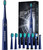 TEETHEORY Electric Toothbrush for Adults with 8 ????? ?????, Sonic Electric Toothbrush with 40000 VPM Deep Clean 5 Modes, Rechargeable Toothbrushes Fast Charge 4 Hours Last 30 Days