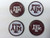 Texas A&M Aggies Golf Ball Markers 4-Pack