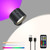 AnnBay LED Wall Sconces, Up & Down Wall Mounted Lamps with Battery Operated Bedside Reading, 3 Color Temp & RGB Ambient Lighting, Dimming & Removable, Cordless Wall Light for Bedroom Indoor