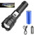 DRDASHA Rechargeable Flashlights High Lumens,Super Bright LED Flashlight USB C,Tactical Flashlight with Zoomable 10 Modes for Emergency