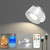 Speclux Rechargeable Wireless Battery Operated Wall Sconces Wall Lamps with Remote, Wall Led Light, Picture Light Battery Operated for Bedroom, Living Room, Reading, Indoor, White-1 Pack