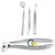 G.S Set of 4 PCS Oral Dental Extraction KIT with EXTRACTING Forceps #33