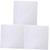 NUOBESTY 3pcs Jiugongge Felt Board Felt Display Board Announcement Felt Board Felt Tiles Felt Announcement Board memo Office Decor Bulletin Board for Classroom Wall Tiles Cork Board White