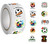 Soccer Stickers (500 PCS), 10 Graphic Sports Cartoon Decal Rolls Self-Adhesive Seals for Kids Girls Boys Teens for Birthday Party Decoration for Water Bottle Laptop Scrapbook Card Envelope Soccer Stickers (500 PCS), 10 Graphic Sports Cartoon Decal Rolls Self-Adhesive Seals for Kids Girls Boys Teens for Birthday Party Decoration for Water Bottle Laptop Scrapbook Card Envelope