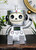 Ebros Gift Larger Furrybones Space Cybernetics Robot ET Zorg Skeleton Figurine Animated Voodoo Monster Furrybones Skulls Skeletons Decorative Collectible Sculpture