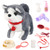 BETTERLINE Puppy Electronic Interactive Pet Dog -Walking, Barking, Tail Wagging, Stretching Companion Animal for Kids (Husky Dog)
