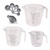 20pcs Graduated Measuring Cup Baking Measuring Cup Measure Spoons Measuring Tools Scale Measuring Cup Measure Cup Kitchen Measuring Cup Measuring Cups Plastic 17 Piece Set Liquid