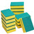 15pcs Anti- Cleaning Scrubber Eraser Sponge Pads Dish Scrub Sponge Cleaning Sponges Kitchen Dish Scrubber Sponge Kitchen Scrubbing Sponges Melamine Sponge Scouring Pads Heavy Pack