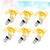 BESPORTBLE 12pcs Metal Whistle Loud Whistle Loud Emergency Whistle Survival Whistle Stainless Steel