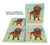 Dachshund Coasters - Moisture Absorbing Stone Coasters with Cork Base, Prevent Furniture from Dirty and Scratched, Stone Coasters set Suitable for Kinds of Mugs and Cups, Set of 4