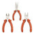 DEKECAMO 6 Inch Plier Sets Woodgrain Pliers 3pcs