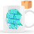 Gift for Drummers, for Mother's Day - Drum Set Broken on Back Drummer Quote on 11 Oz White Ceramic Coffee Mug