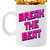 Musician's Drummer Gift, a Broken Drum Set Back Present for Drummer on Birthday - 11 Oz White Ceramic Coffee Mug