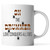 Answer: Drum Player's Gift, Ideal for Father's Day - Music Lover Unique Gift, Humorous Quote on 11 Oz White Ceramic Coffee Mug