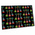 3dRose A Tropical Island Aloha Pattern of Ukuleles and... - Desk Pad Place Mats (dpd-350653-1)