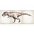 AKBOK 3PCS Powerful Tyrannosaurus Rex Canvas Paintings Dino Art Posters for Dinosaur Enthusiasts and Paleontology Lovers 16x20 Inches Unframed