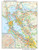 San Francisco, California Wall Map, Small - 11.25" x 14.5" Laminated