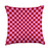 Checkerboard Pattern Picnic Party Checkerboard Pattern Pink and Red Check Print Throw Pillow, 18x18, Multicolor