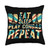 Conga Drum Instruments Conga Lover Eat Sleep Play Repeat Drummer Conga Instruments Throw Pillow, 18x18, Multicolor