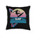 Surfing Surfboard Gifts Surfboard Surfer Retro Surf Throw Pillow, 16x16, Multicolor