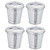 Zerodeko 4pcs Garbage Can Desktop Storage Container Sundries Container Table Dustbin Small Trashcan Desktop Rubbish Storage Bin Desktop Garbage Bin Mini Trashcan Iron Car Trash Can